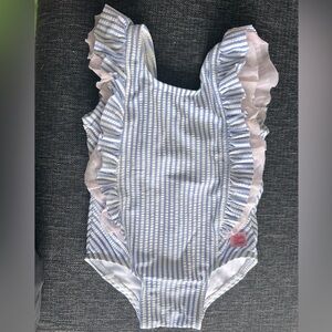 Ruffle Butts One Piece Bathing Suit - Size 6-12 months